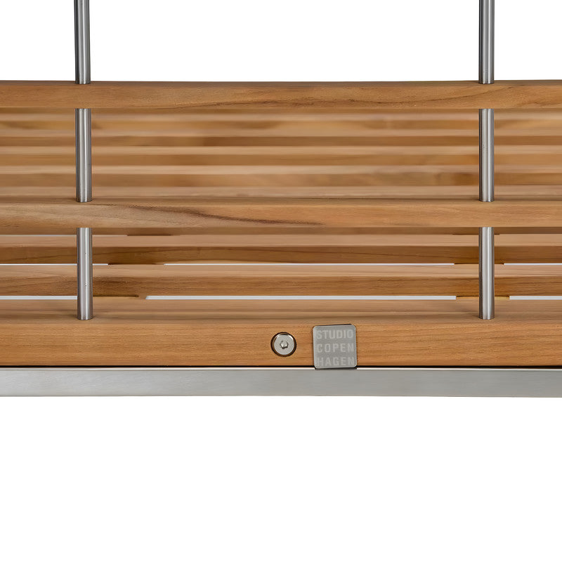 Outdoor Armless Chair with Cushions
