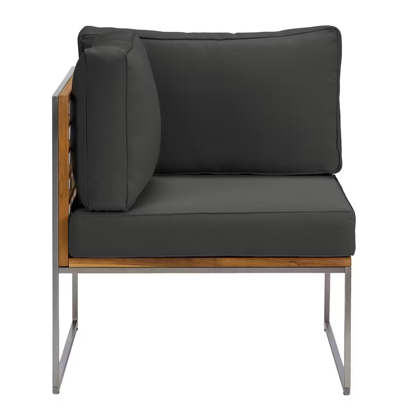 55" Outdoor Lounge Sofa with Cushions