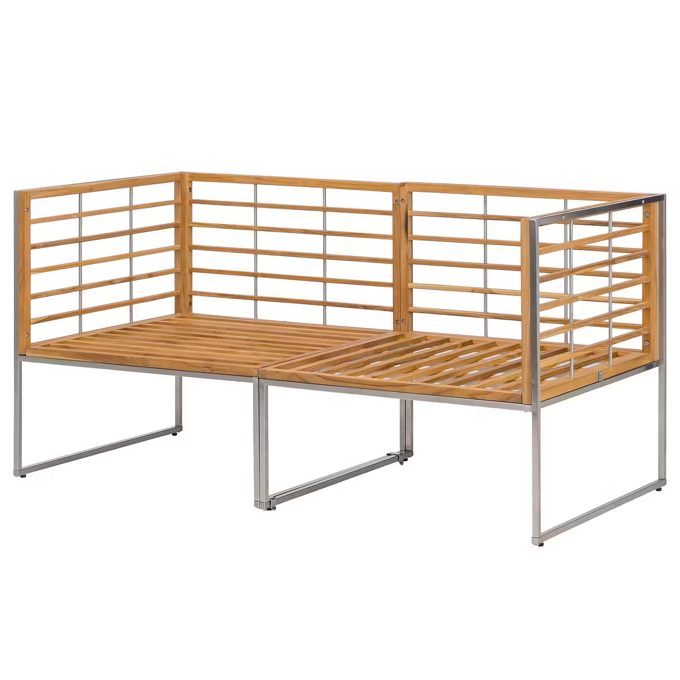 55" Outdoor Lounge Sofa with Cushions