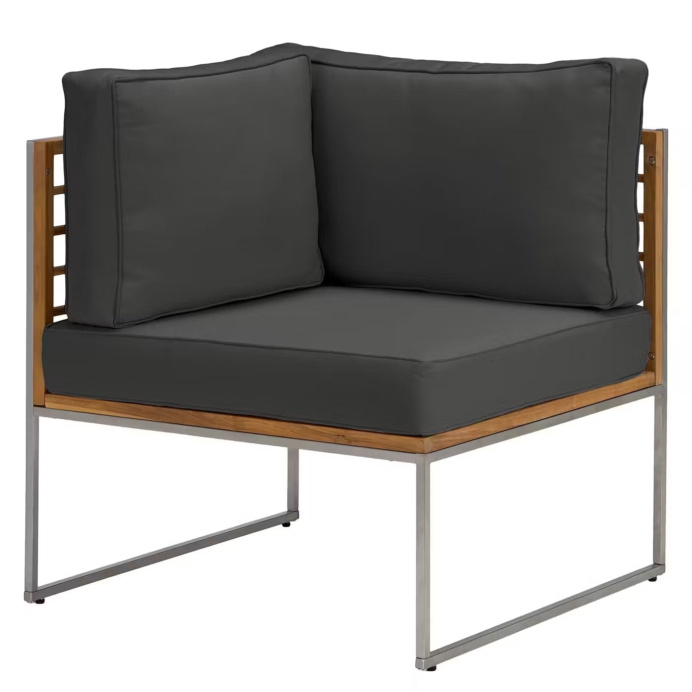55" Outdoor Lounge Sofa with Cushions