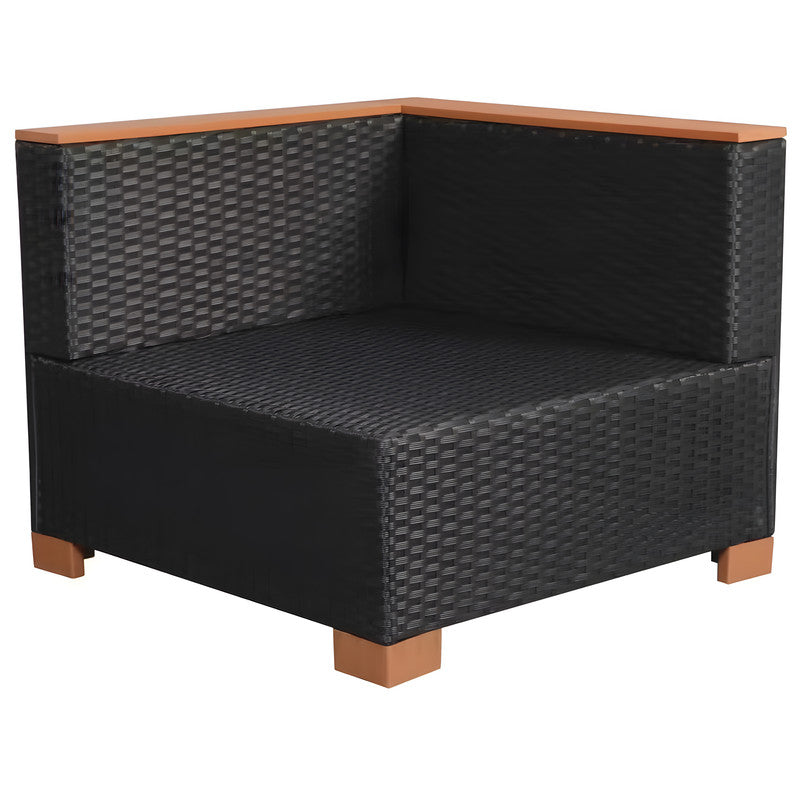 2-Piece Patio Sofa Chair with Cushions