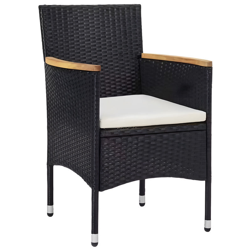 3-Piece Patio Chat Set with Cushions