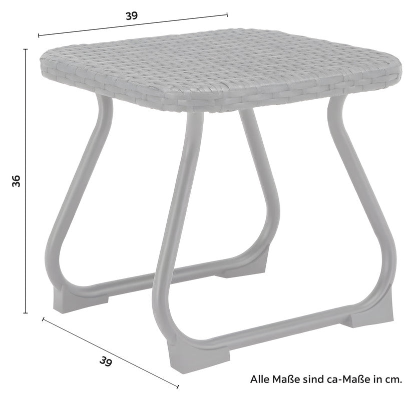 3-Piece Metal Patio Chat Set