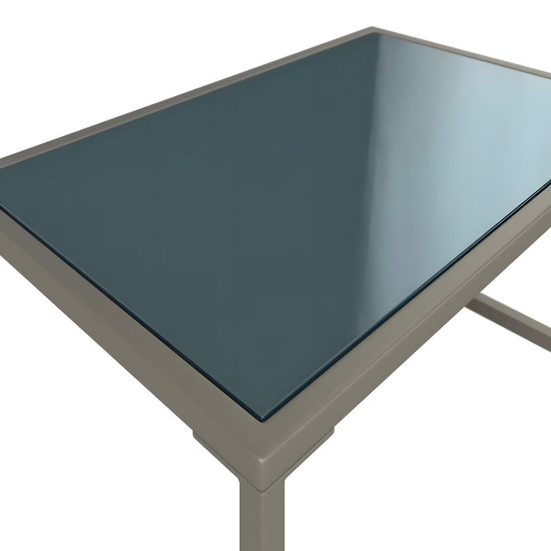 4-Piece Metal Patio Conversation Set with Cushions