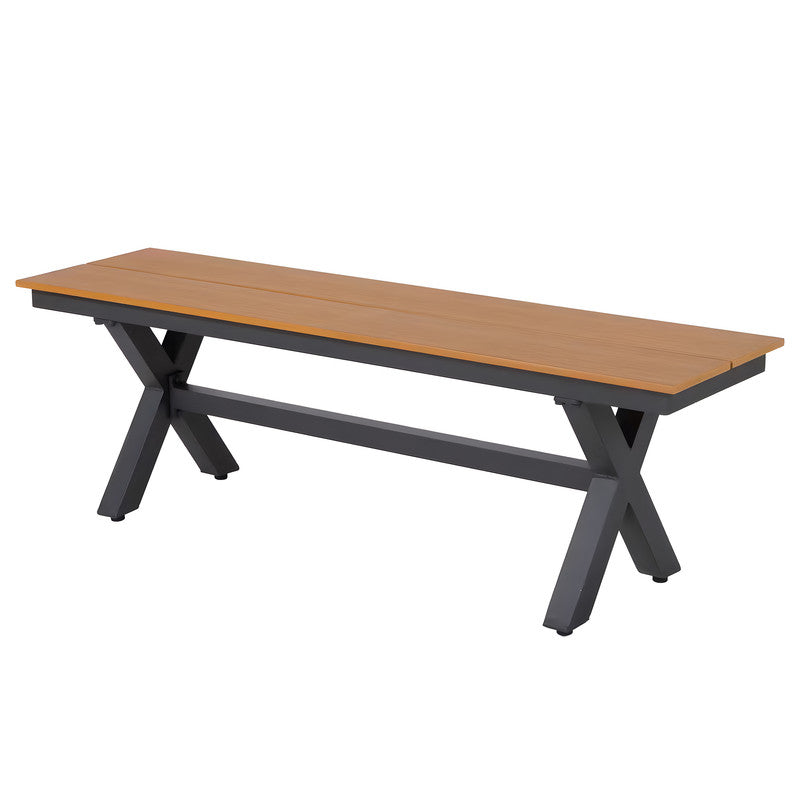 3-Piece Aluminum Patio Picnic Table Set