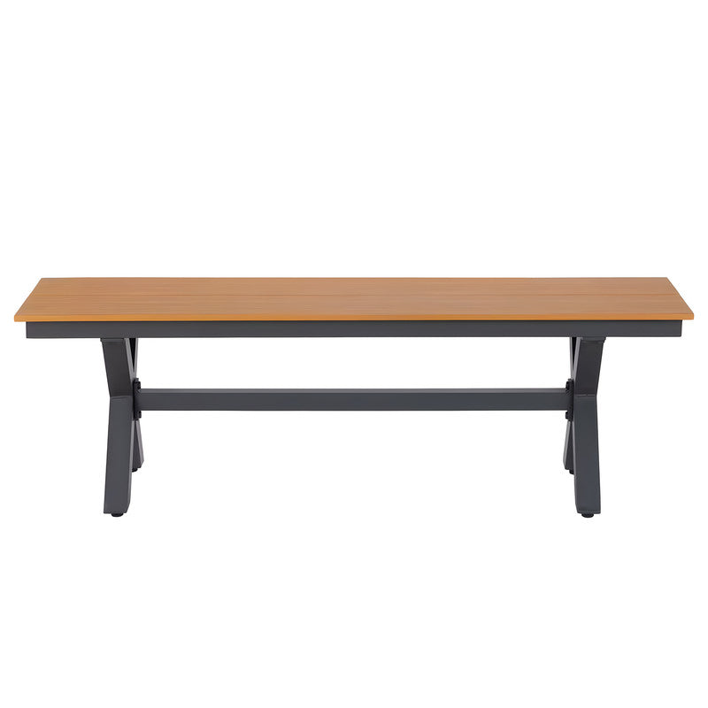 3-Piece Aluminum Patio Picnic Table Set