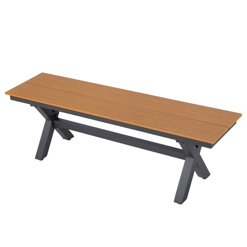 3-Piece Aluminum Patio Picnic Table Set