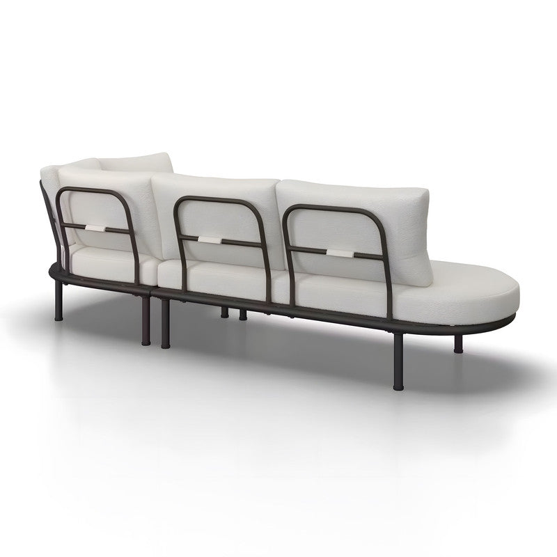 Metal Patio Sofa Set with Cushions