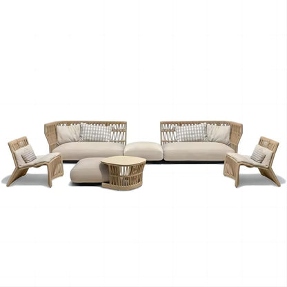 Chic Outdoor Rattan Furniture Set