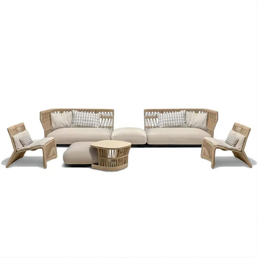 Chic Outdoor Rattan Furniture Set