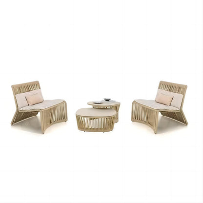 Chic Outdoor Rattan Furniture Set