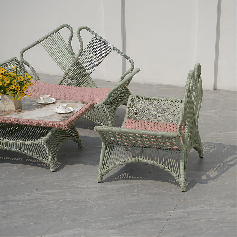 Outdoor Handmade Woven Sofa Set