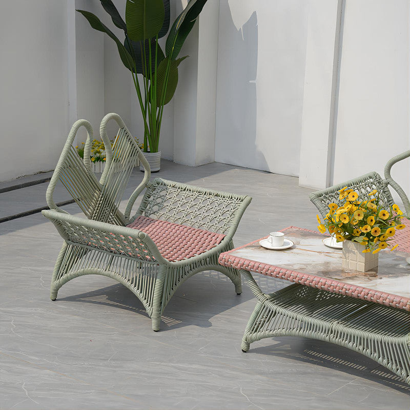 Outdoor Handmade Woven Sofa Set