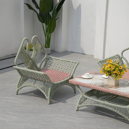 Outdoor Handmade Woven Sofa Set