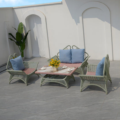 Outdoor Handmade Woven Sofa Set