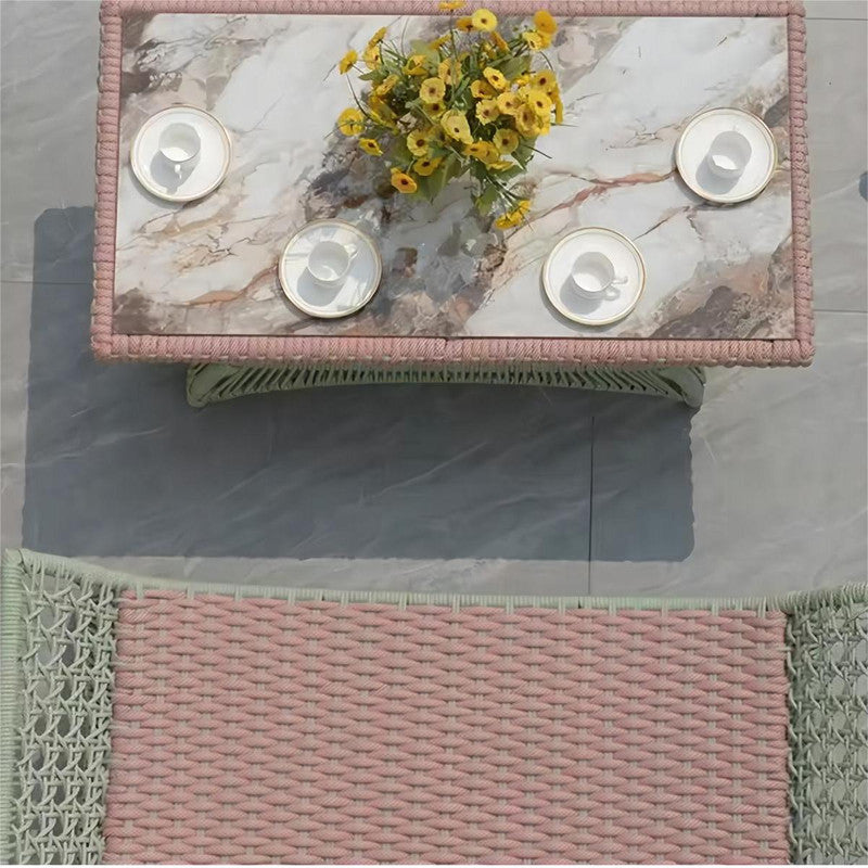 Outdoor Handmade Woven Sofa Set