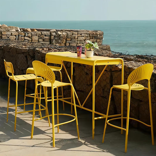 Outdoor Aluminum Alloy Table Chair Set