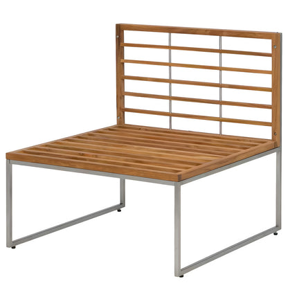 Outdoor Armless Chair with Cushions
