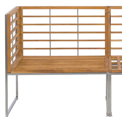 55" Outdoor Lounge Sofa with Cushions
