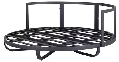 3-Piece Metal Patio Chat Set with Cushions