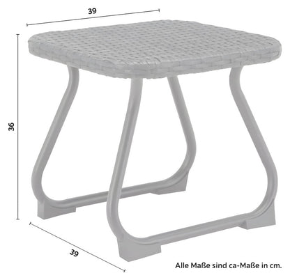 3-Piece Metal Patio Chat Set