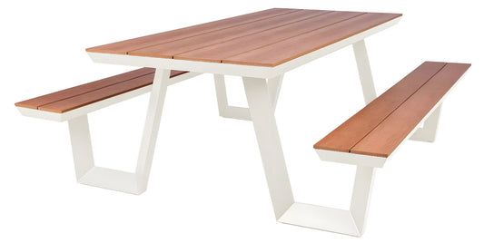 Aluminum Patio Picnic Table Set