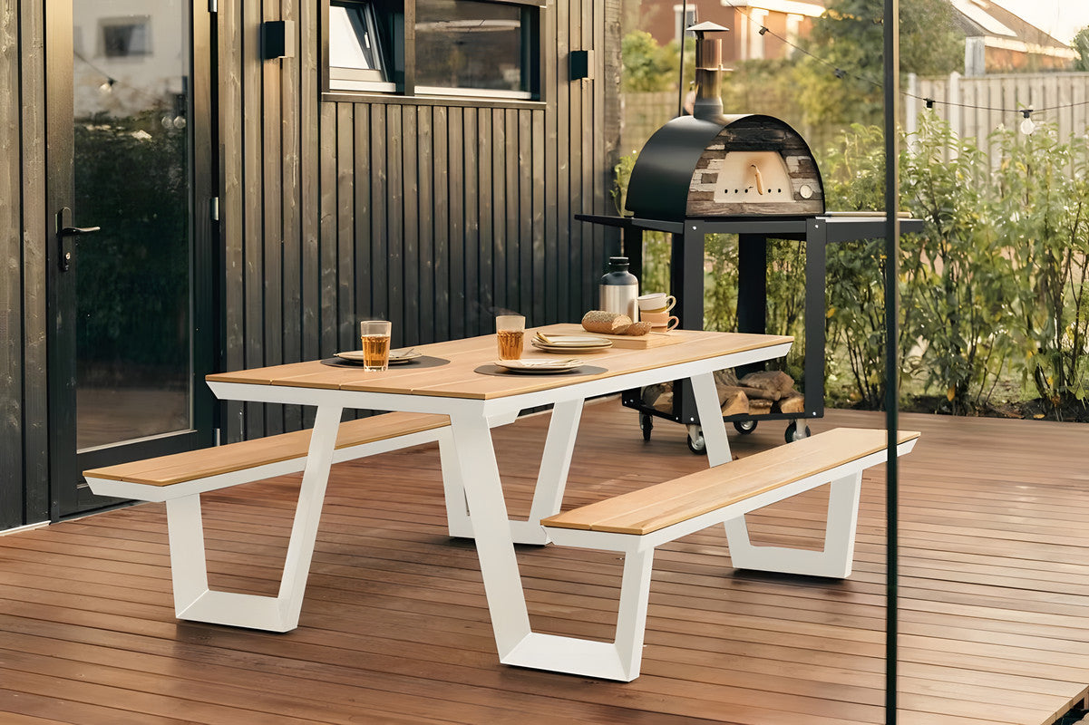 Aluminum Patio Picnic Table Set