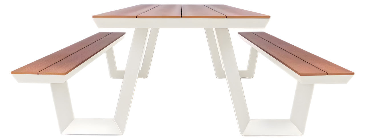 Aluminum Patio Picnic Table Set