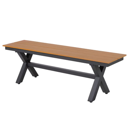 3-Piece Aluminum Patio Picnic Table Set