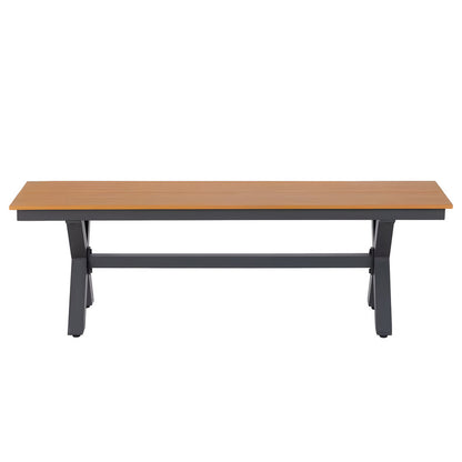 3-Piece Aluminum Patio Picnic Table Set
