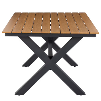 3-Piece Aluminum Patio Picnic Table Set