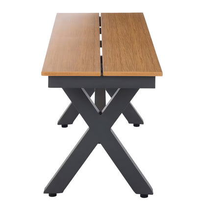 3-Piece Aluminum Patio Picnic Table Set