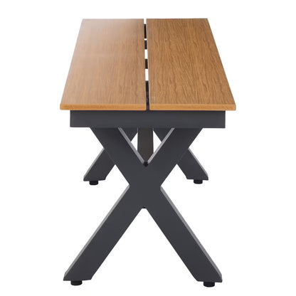 3-Piece Aluminum Patio Picnic Table Set