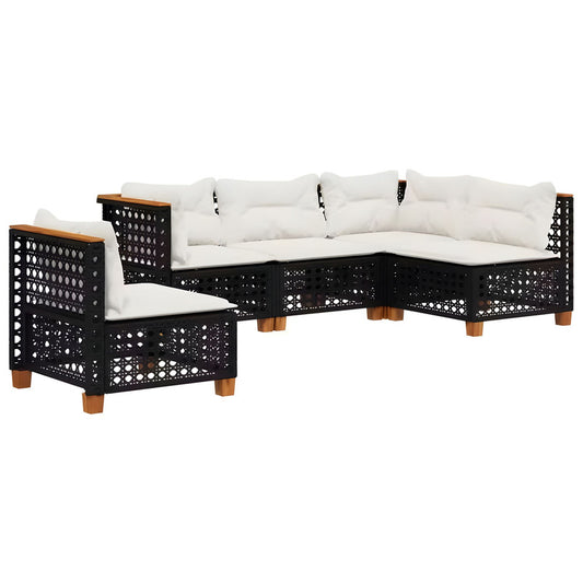 5-Piece Outdoor Sofa Set with Cushions