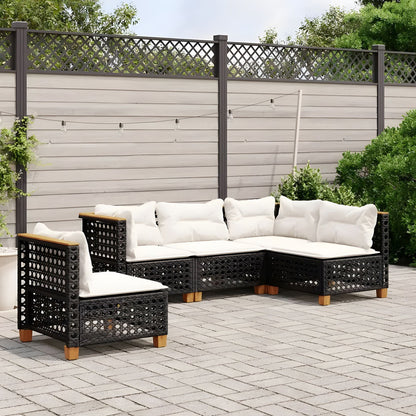 5-Piece Outdoor Sofa Set with Cushions